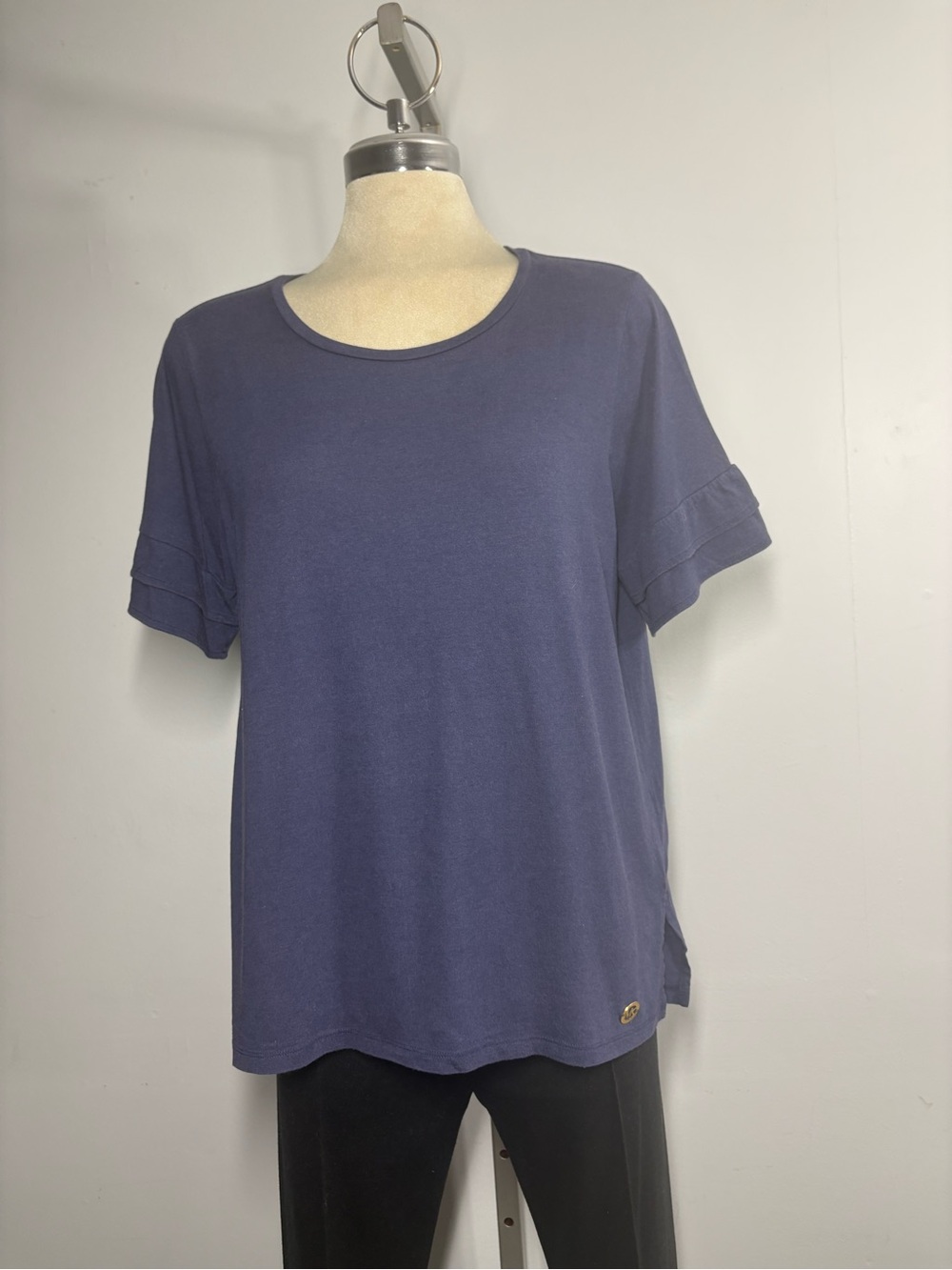 Michael Kors Navy Short-Sleeve Crewneck Tee